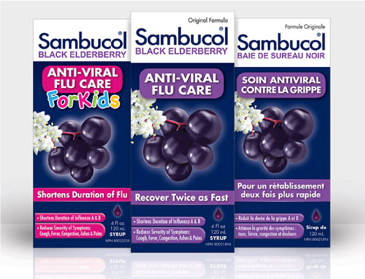 Sambucol Package Design